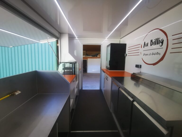 Aménagement food truck Au Billig - Crêpes et galettes 2