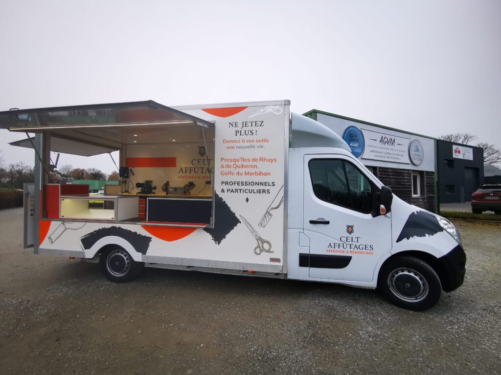 Aménagement food truck CELT Affutages en Bretagne 1
