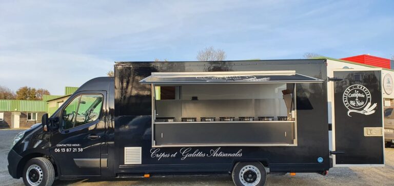 Aménagement food truck crêpes et galettes en Bretagne 3