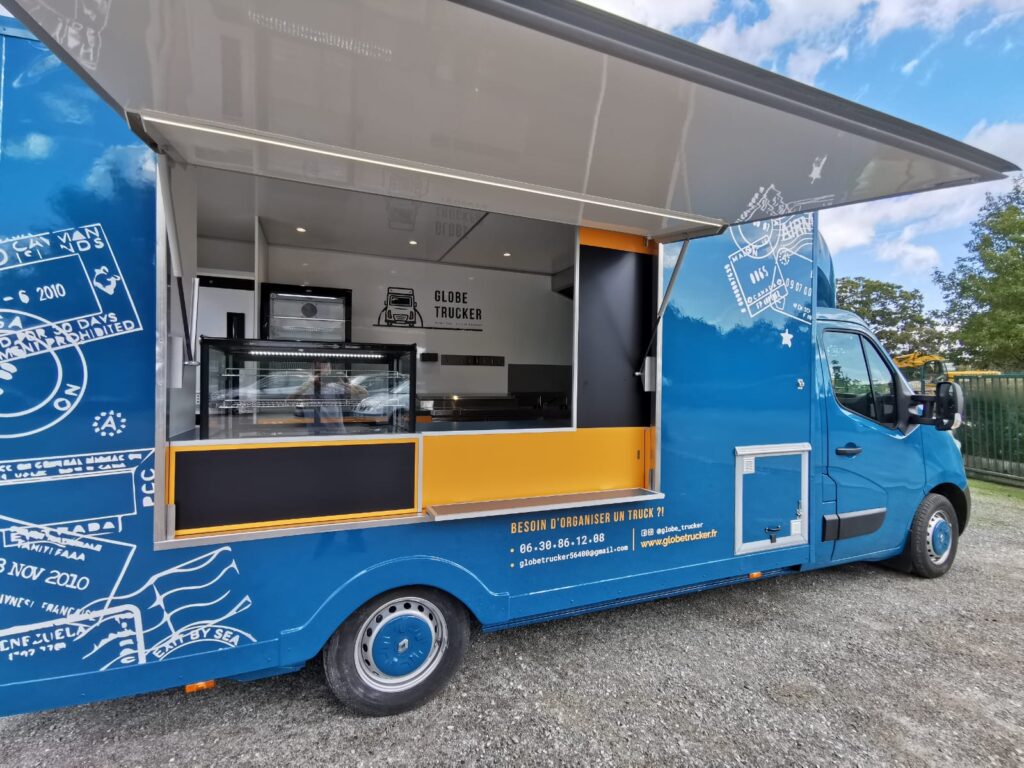 Aménagement food truck Globe Trucker en Bretagne 1