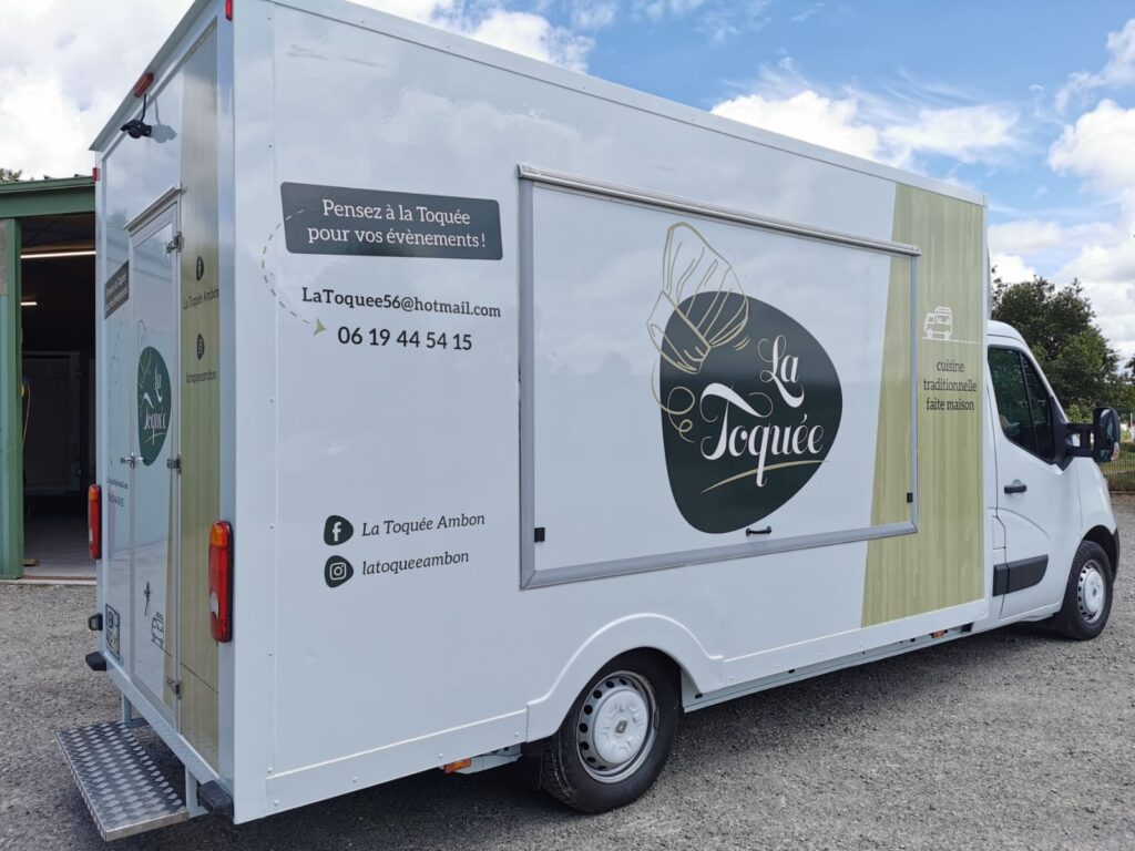 Aménagement food truck La Toquée en Bretagne 1