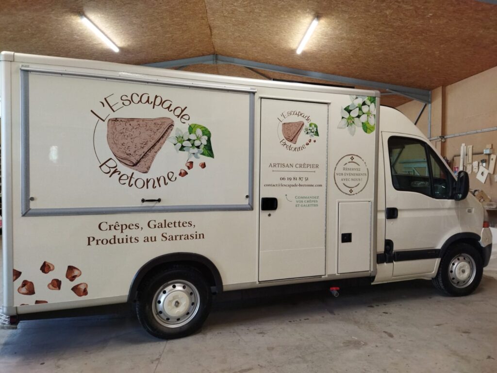 Aménagement food truck LE K'ORIGAN NOMADE en Bretagne 1