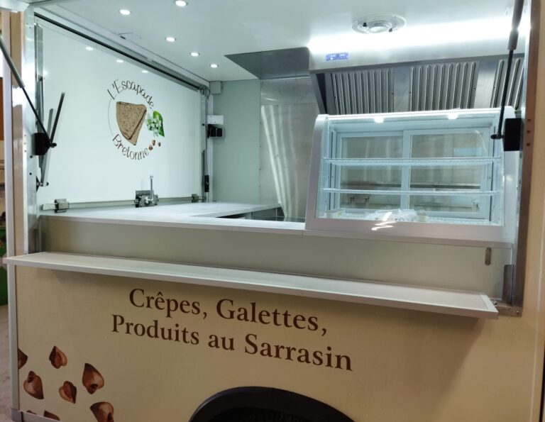 Aménagement food truck LE K'ORIGAN NOMADE en Bretagne 2