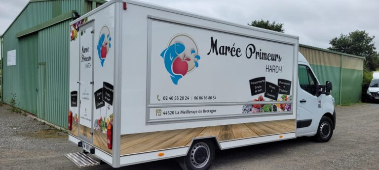 Aménagement food truck Marée Primeurs à La Meilleraye 1