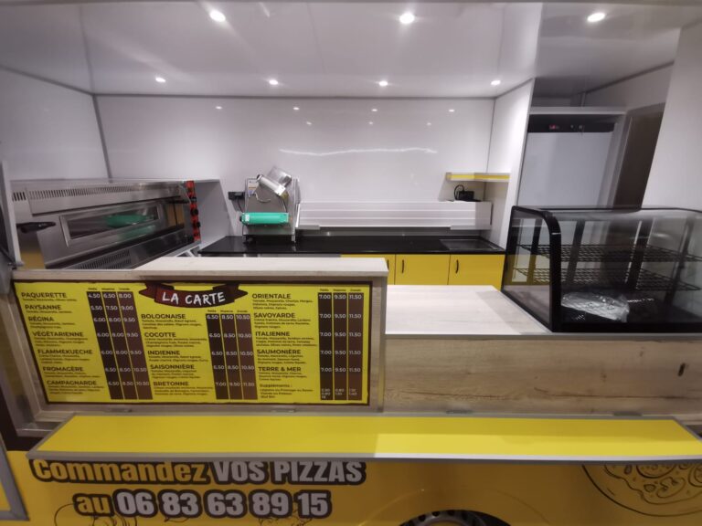 Aménagement food truck TY PIZZA - Conception et location 4
