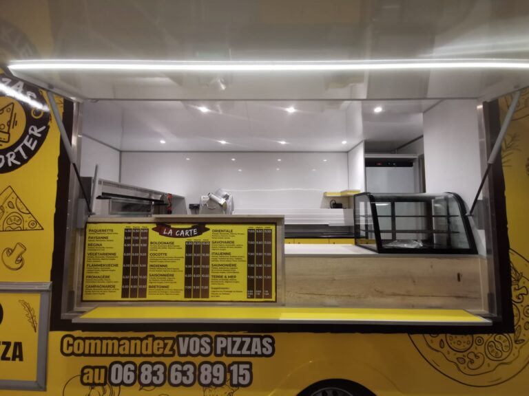 Aménagement food truck TY PIZZA - Conception et location 5