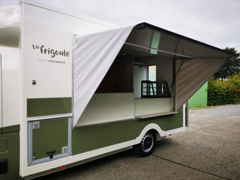 Aménagement food truck végétarien La Frigoule en Bretagne 1